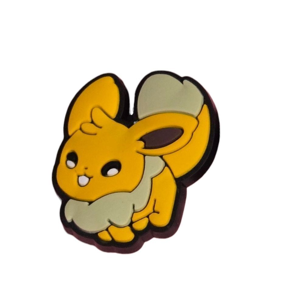 Pokemon Eevee Croc Charm | Jibbitz Style Shoe Charms Accessory 6/$20 Bundle